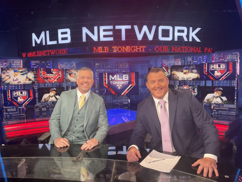 Sean Casey on the MLB Network set